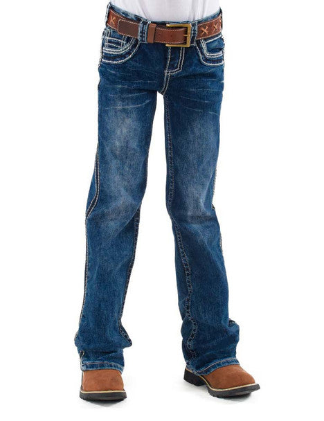 Girl's Cowgirl Tuff Jeans - Triumph – Katie B