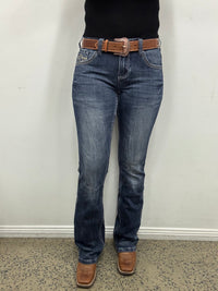 Cowgirl Tuff Jeans - Dark Faded DFMI