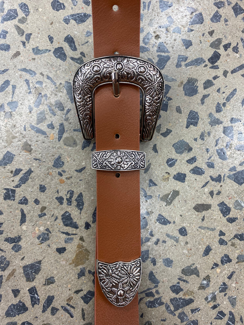 Bonnie Western Belt - Hazelnut