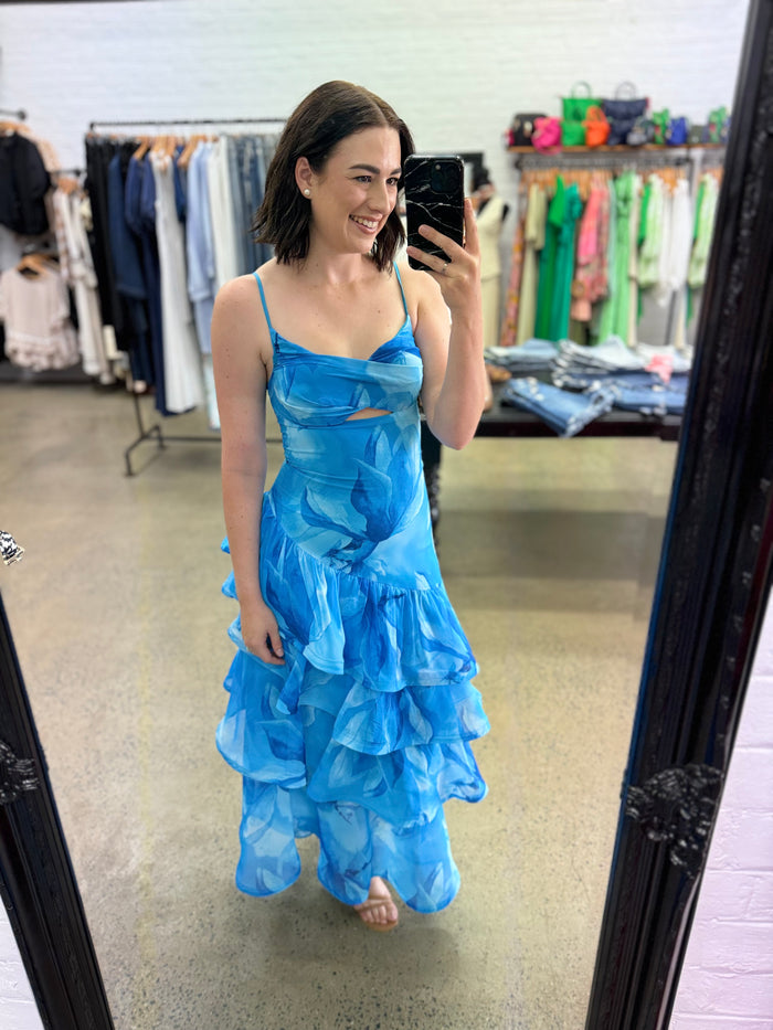 Elianna Dress - Blue Floral