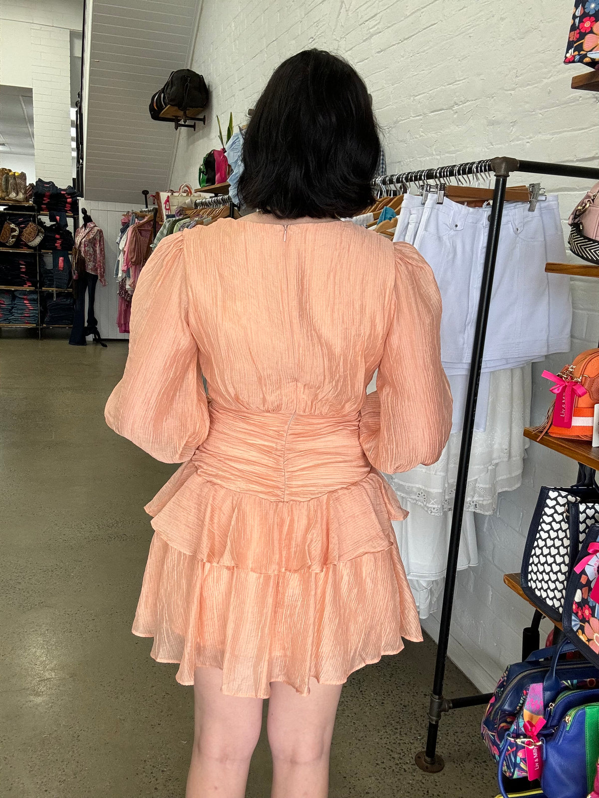 Nora Dress - Peach