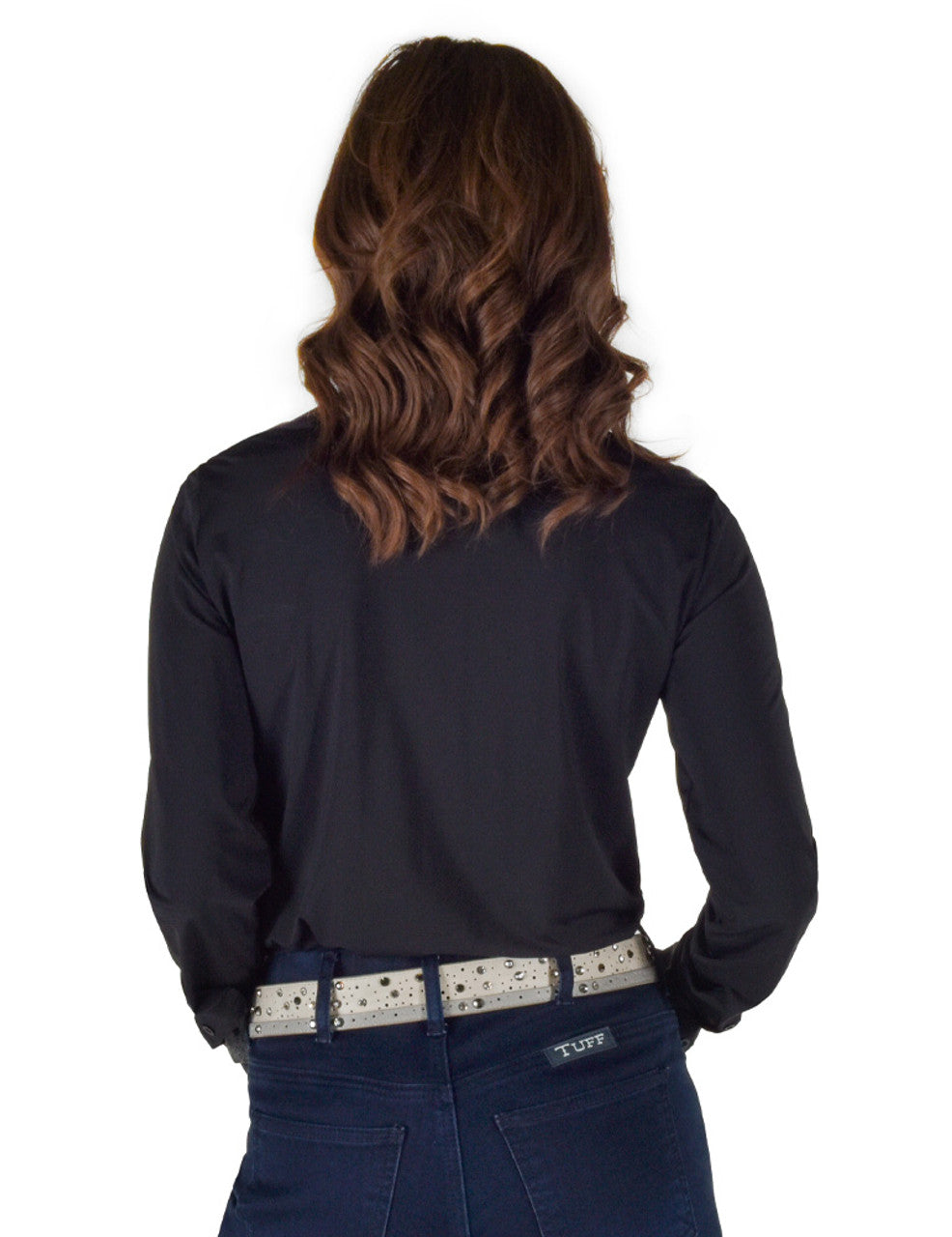 Cowgirl Tuff Pullover Arena Shirt - Black