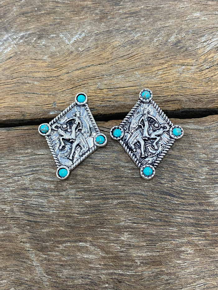 Madi - Turquoise Earrings