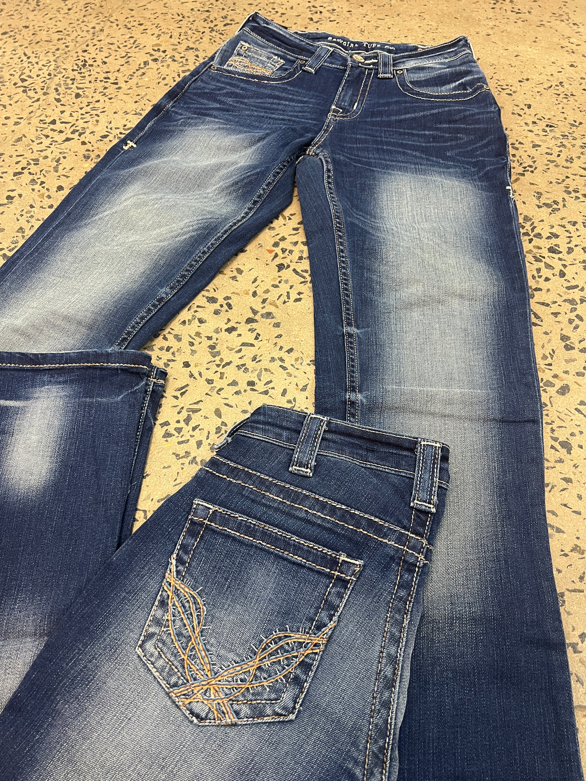 Cowgirl Tuff Jeans - True Blue