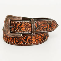 Western Belt - Floral Stud