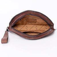 Ari - Card Leather Tooled Clutch