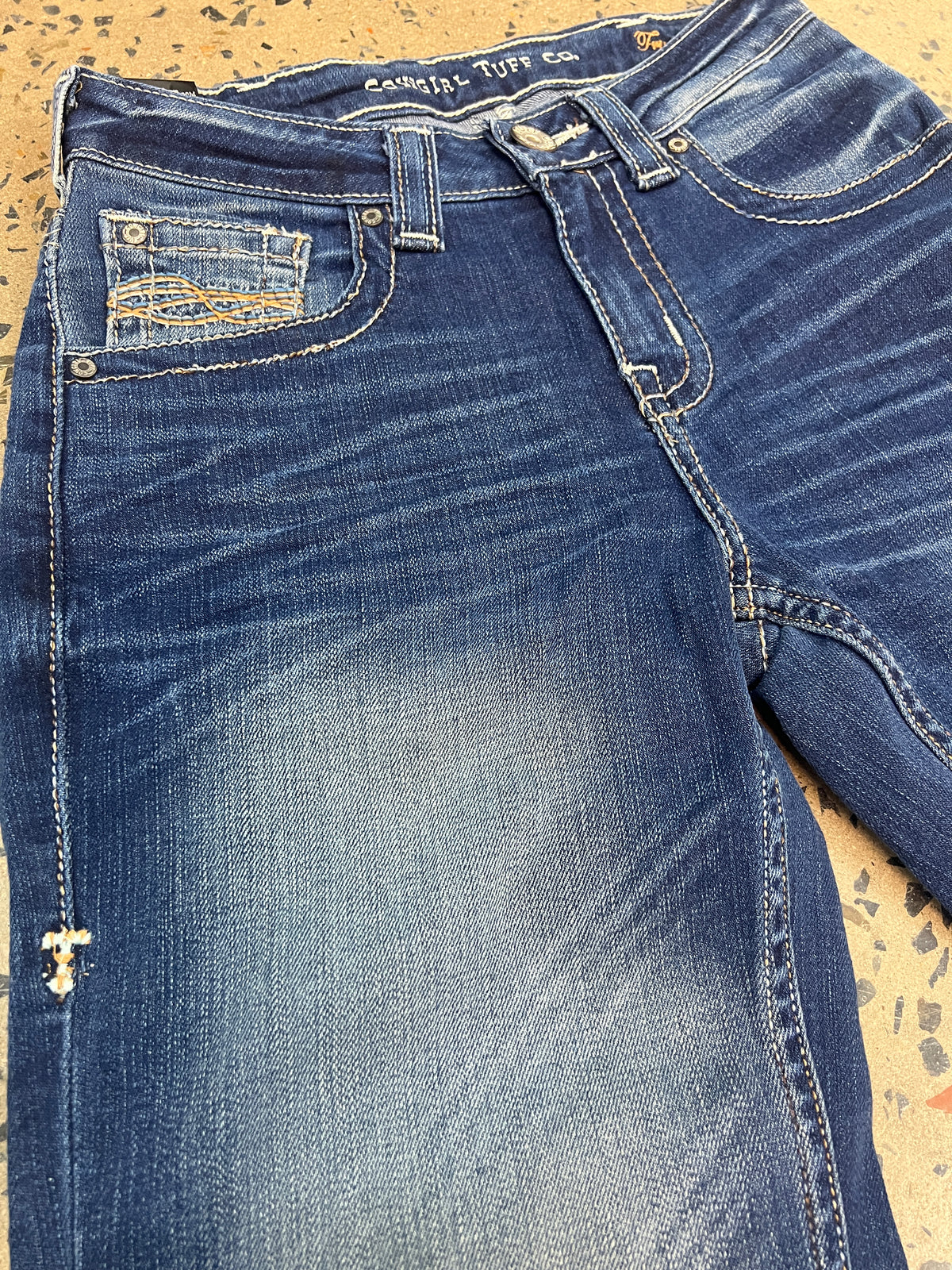 Cowgirl Tuff Jeans - True Blue