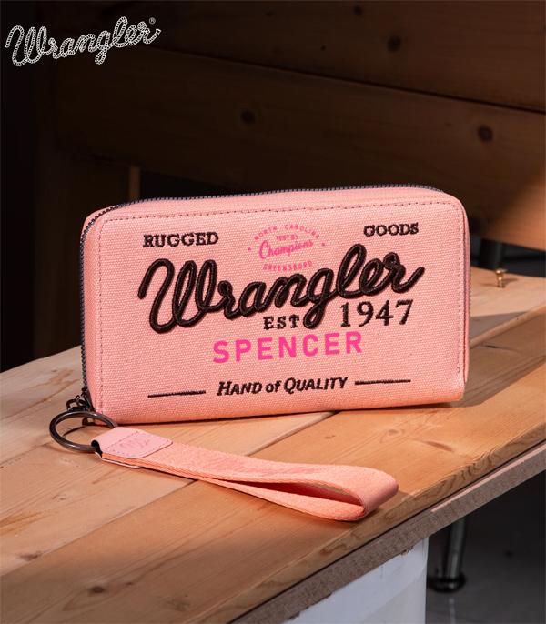 Wrangler Wallet - Vintage Canvas (Pink)