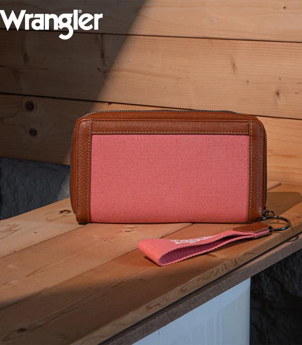 Wrangler Wallet - Canvas (Pink)