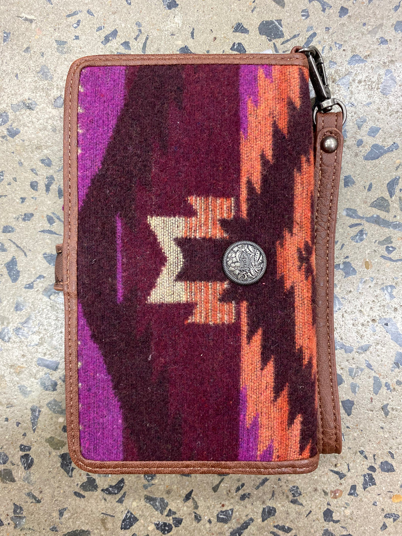 Tipper Purple Aztec Wallet