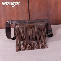 Wrangler -  Fringe Sling Bag Coffee