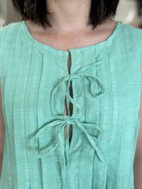 Willow Top - Green Bow