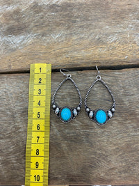 Millie - Dangle Turquoise Earring