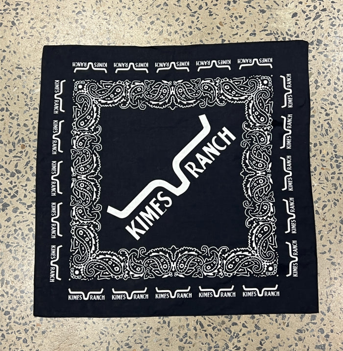 Kimes Bandana - Black Paisley