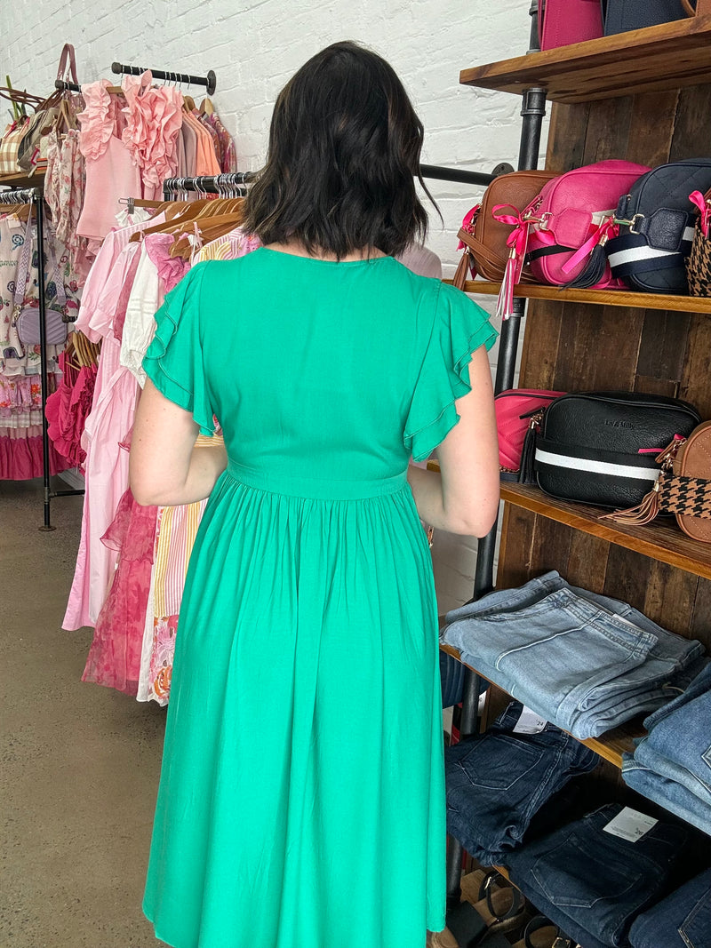 Faith Dress - Green