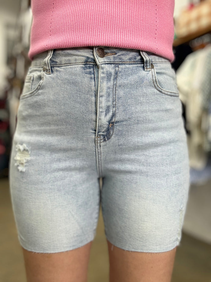 Taylin High Waisted - Denim Short