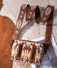 Wrangler Aztec Crossbody - Light Coffee