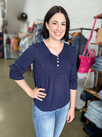 Viola Top - Navy