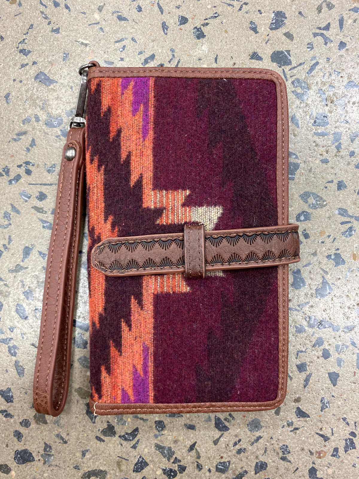 Tipper Purple Aztec Wallet