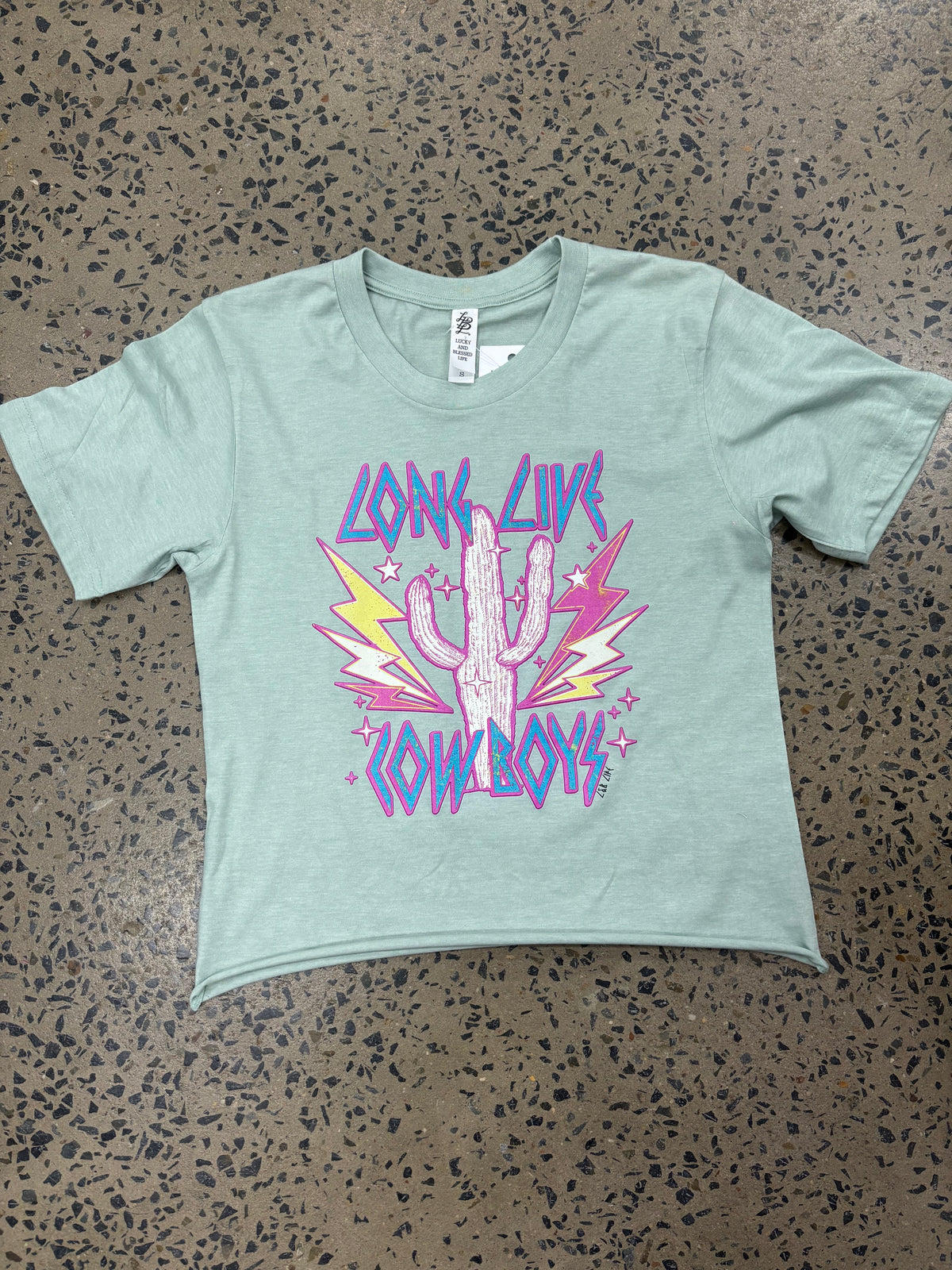 Long Live Cowboys Tee - Mint