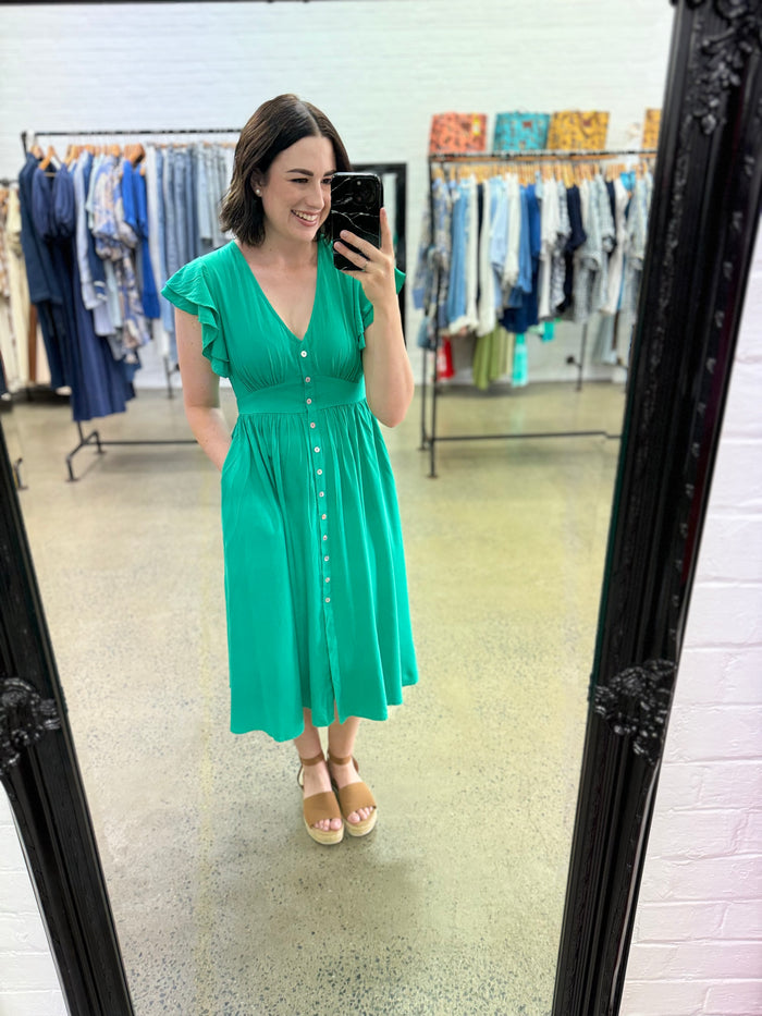 Faith Dress - Green