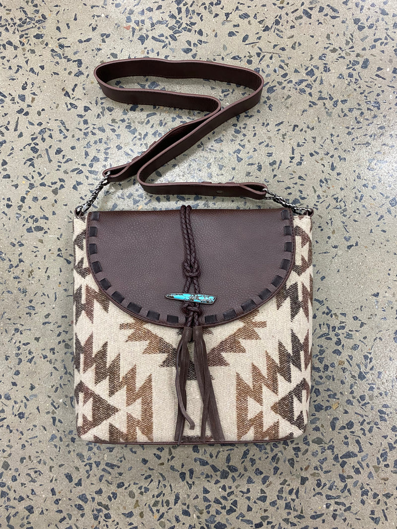 Emma Tan Aztec Crossbody