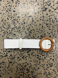 Boutique Belt - White