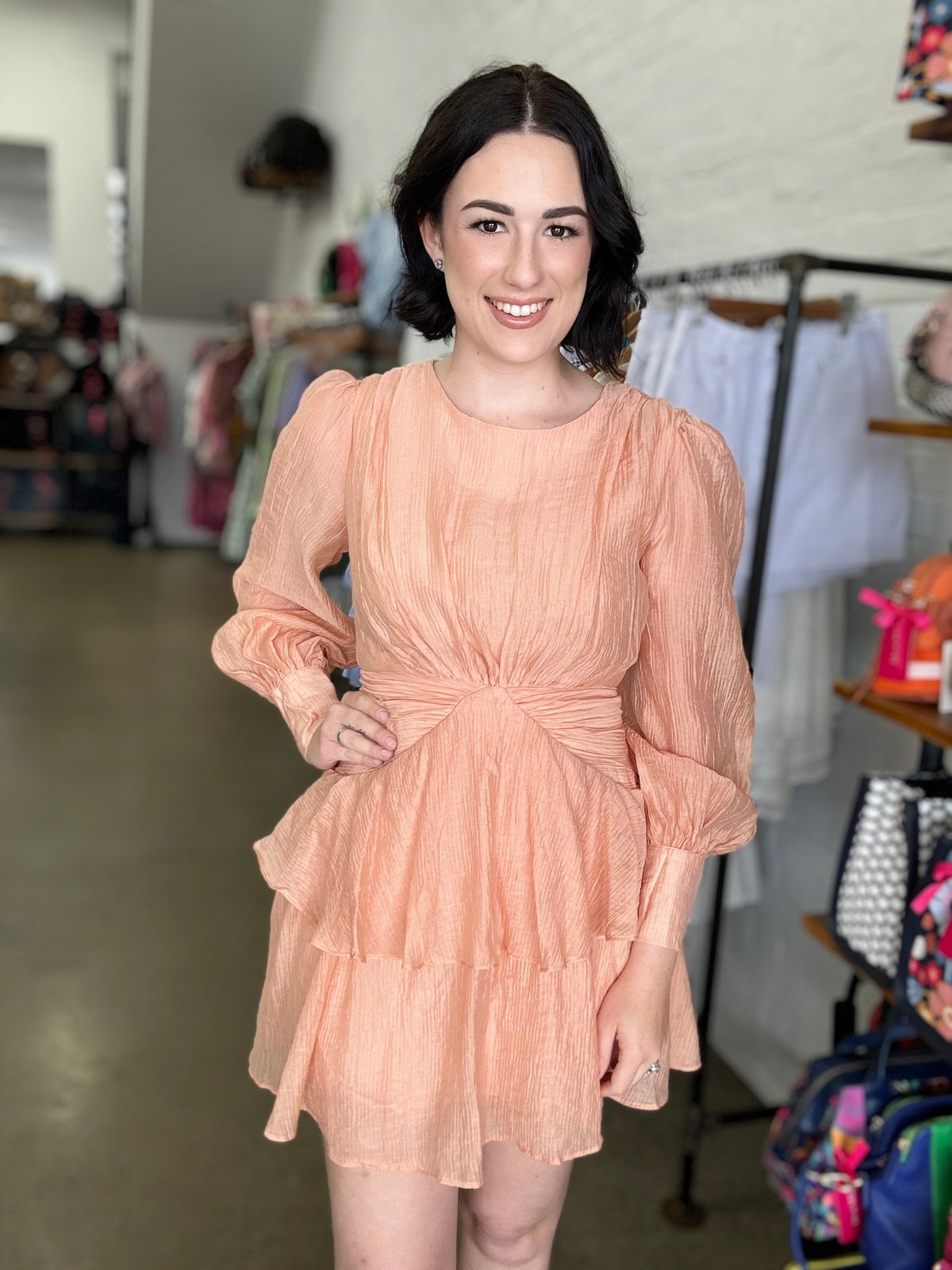 Nora Dress - Peach