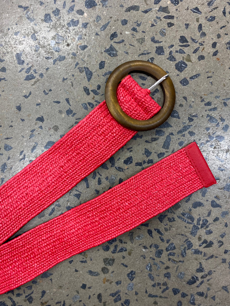 Boutique Belt - Ruby Red