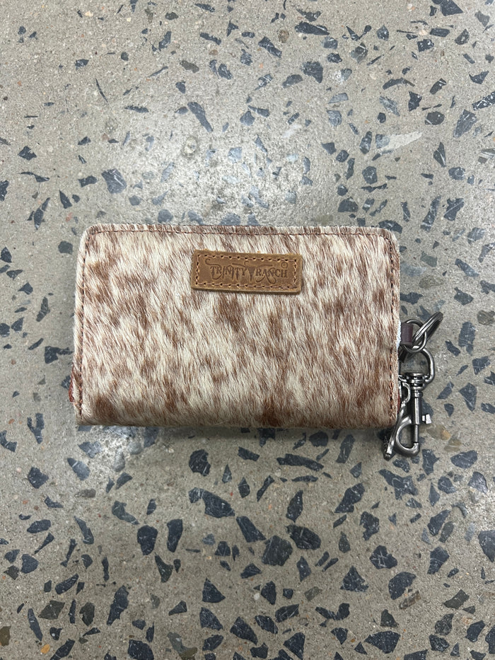 Trinity Ranch Mini Cowhide Wallet - Tan (2)