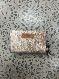 Trinity Ranch Mini Cowhide Wallet - Tan (1)