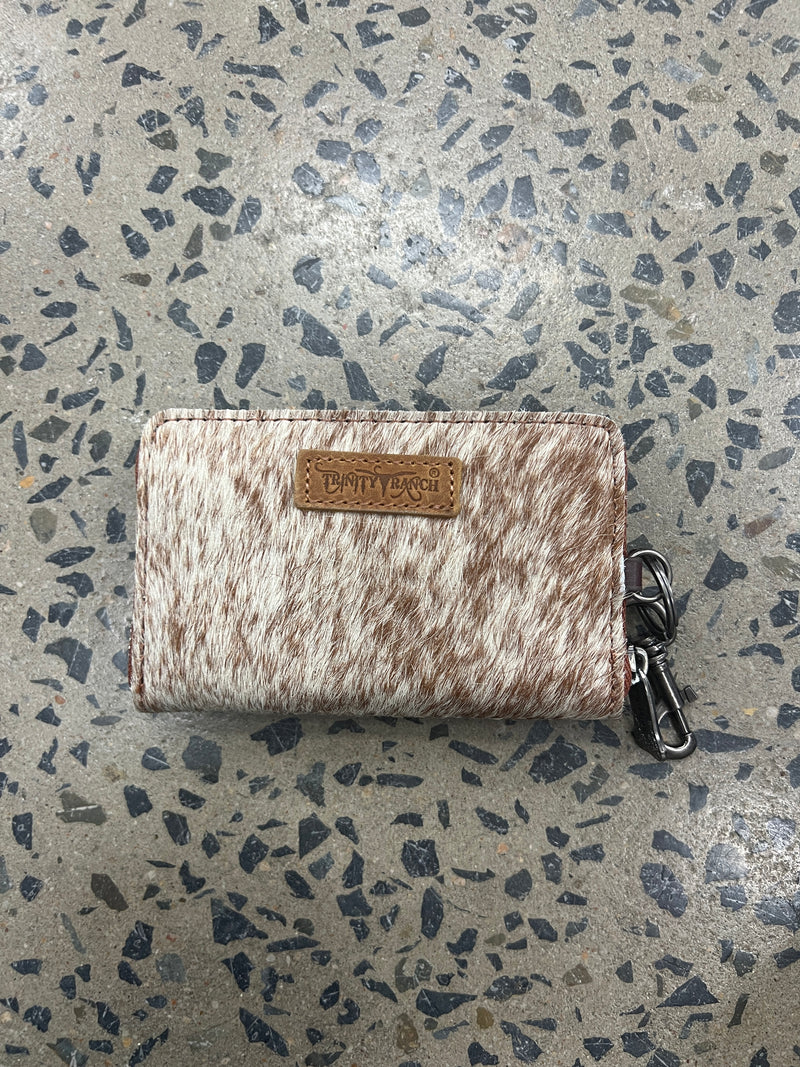 Trinity Ranch Mini Cowhide Wallet - Tan (1)