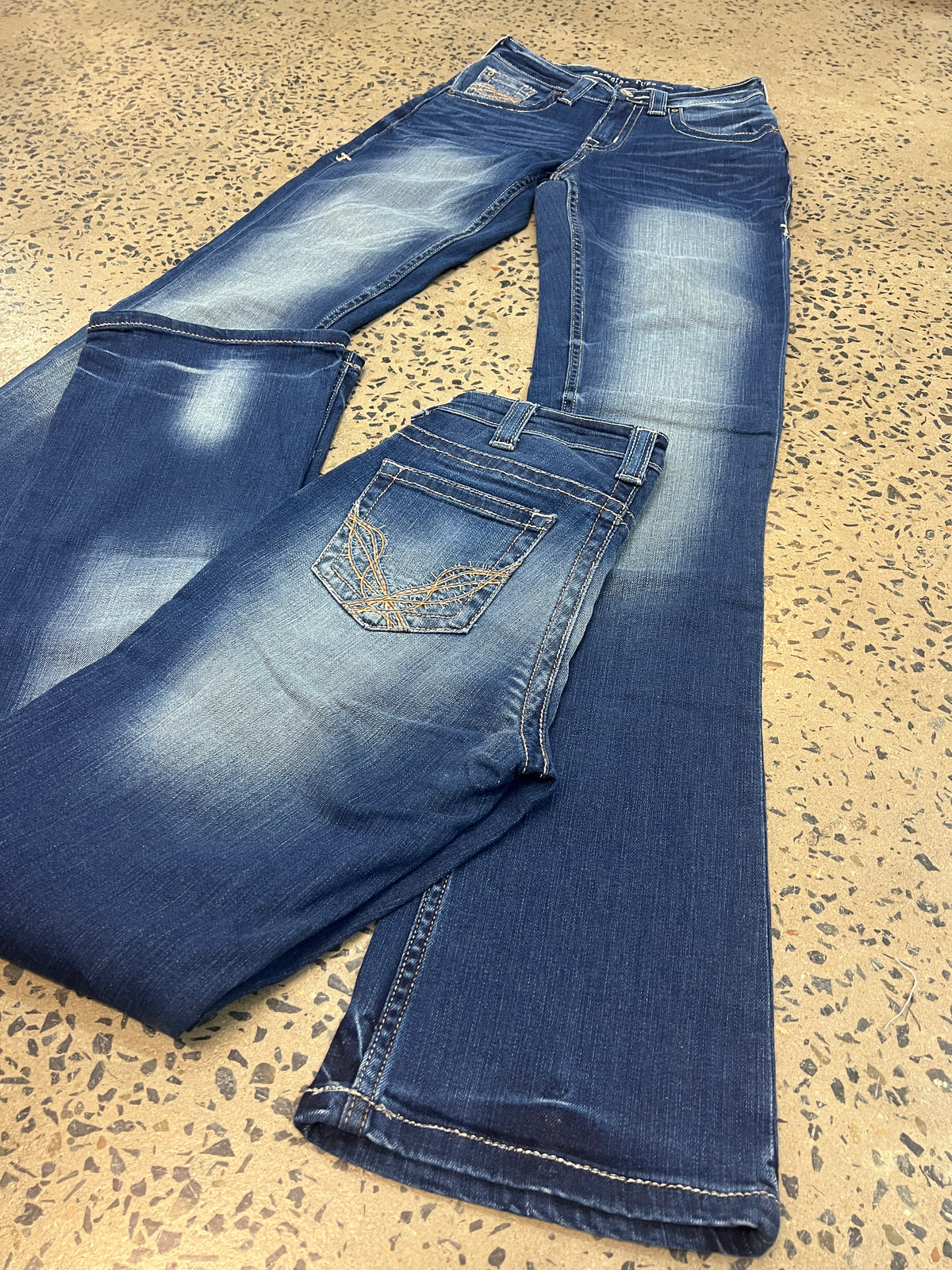 Cowgirl Tuff Jeans - True Blue