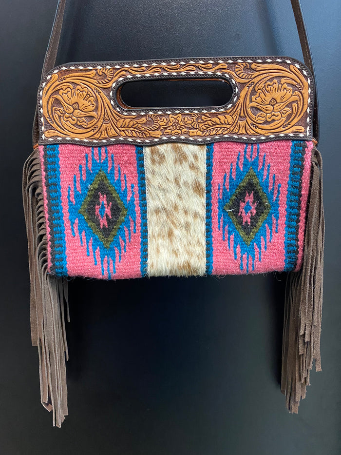 Auda - Saddle Blanket and Leather Crossbody/Clutch