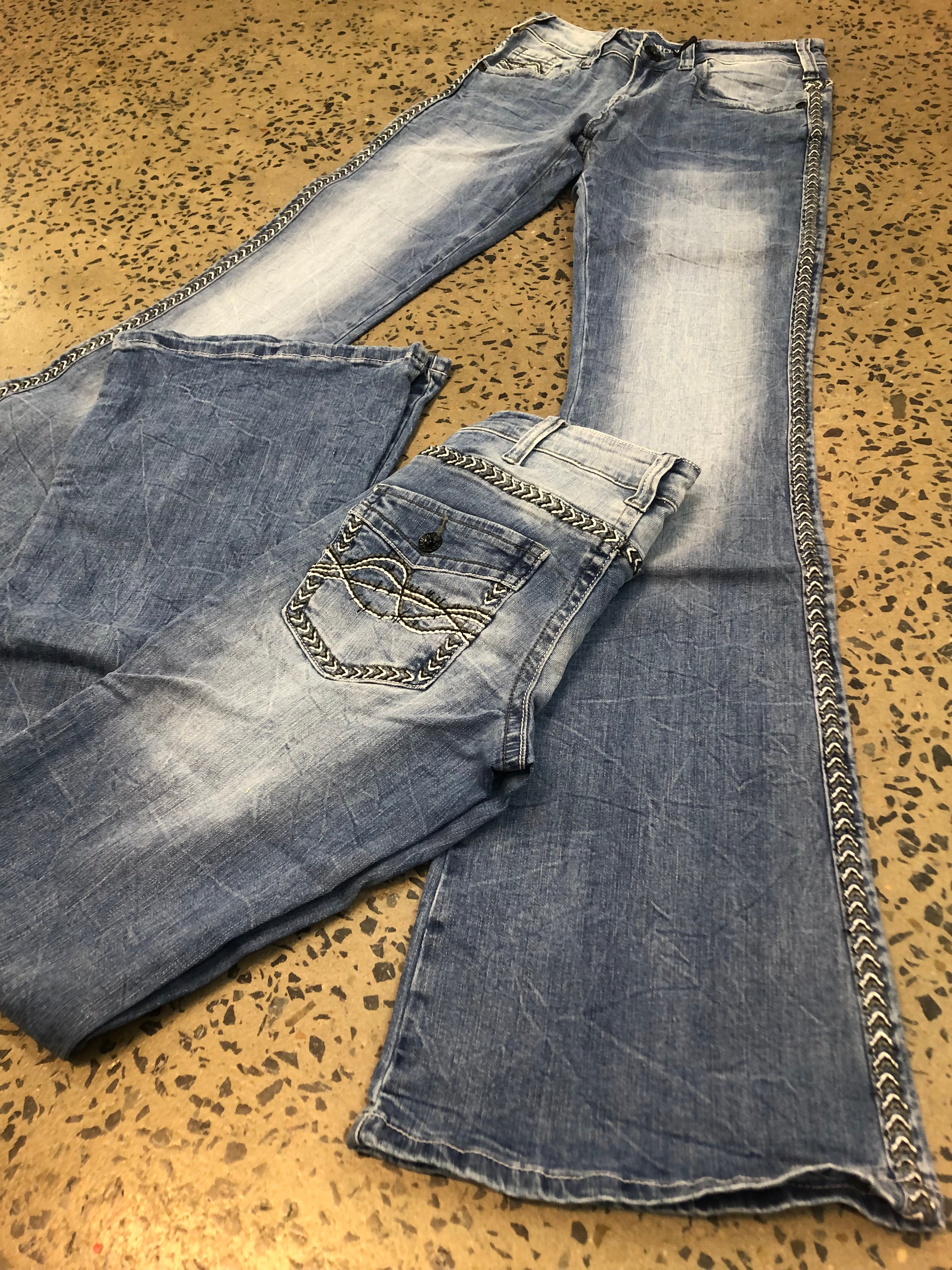 Cowgirl Tuff Jeans - Zigzag Flare II – Katie B