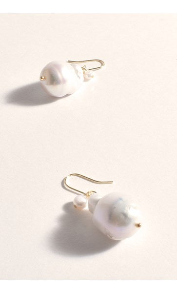 Earrings - Baroque Pearl Cluster Hook