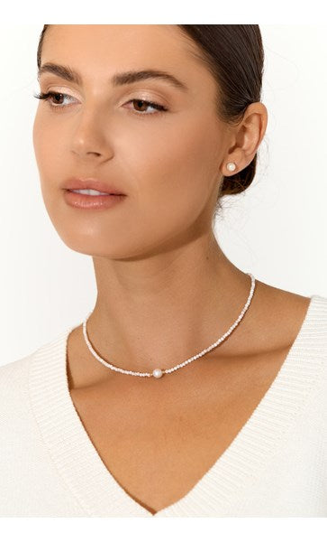 Necklace - Pearl Centre Fine Shell