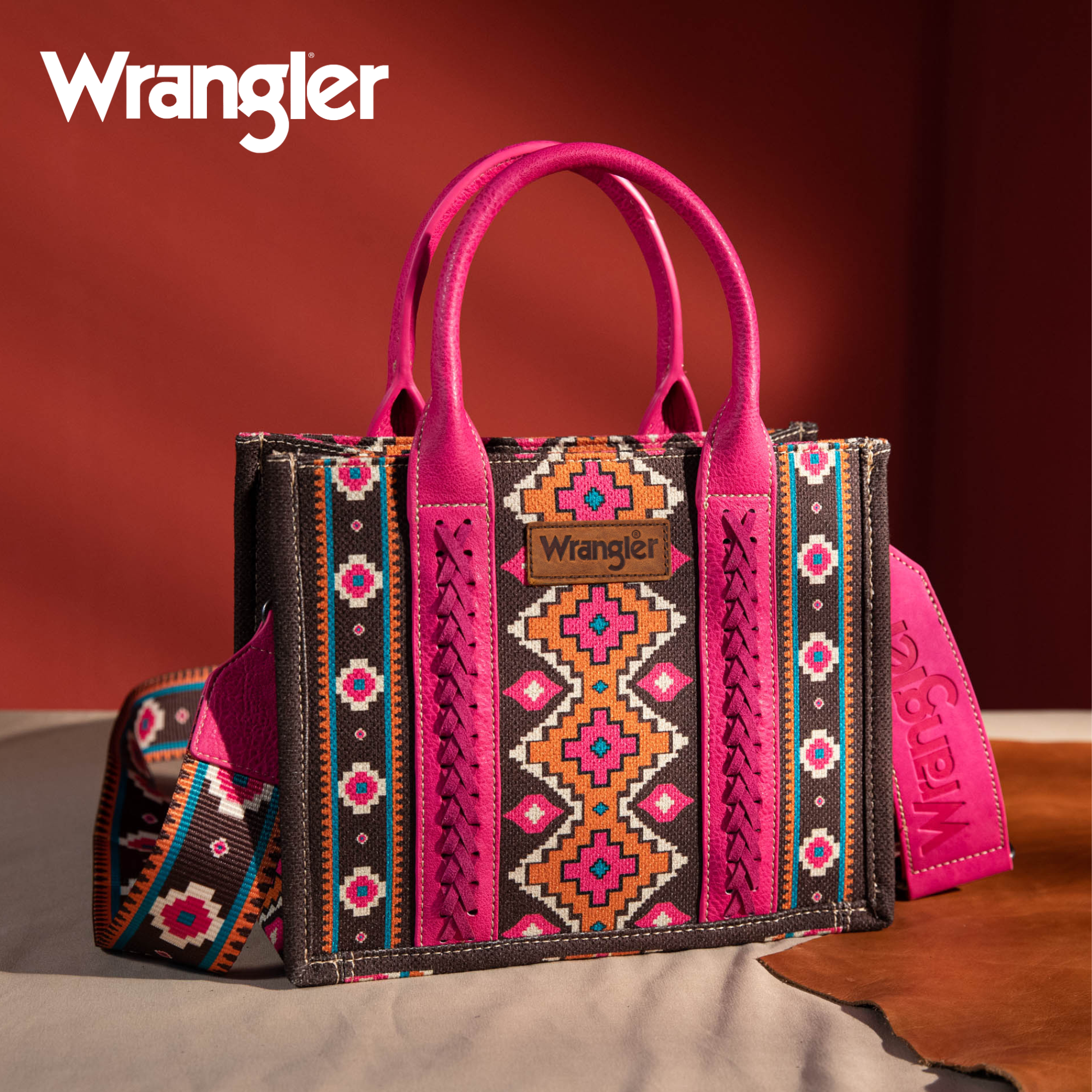 2024 New Wrangler Whipstitch detail Tote/Crossbody Bag – Cowgirl Wear