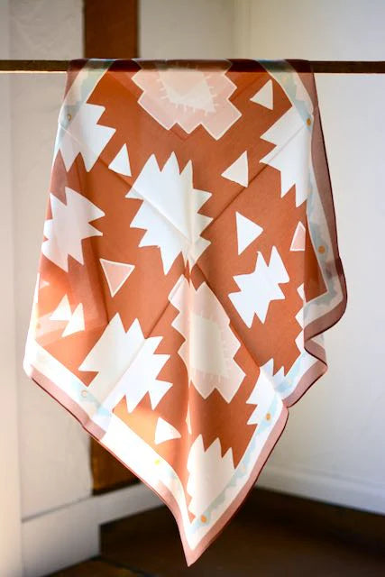 Western Wild Rag - Geometric Mountains