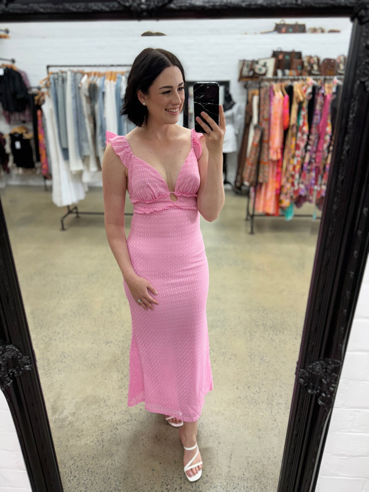 Angelina Dress - Pink