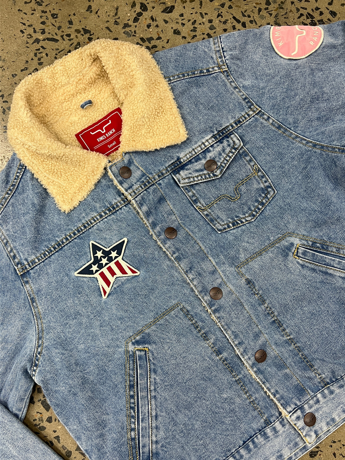 Kimes Ranch Vaquero Trucker Jacket - Denim