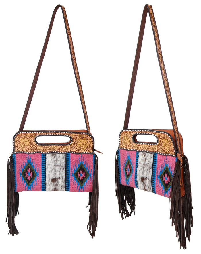 Auda - Saddle Blanket and Leather Crossbody/Clutch