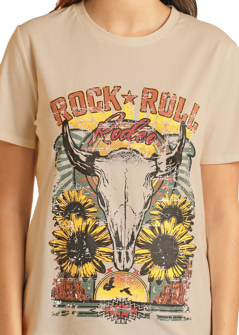 Rock & Roll - Women's Printed Tee (BW21T04007)