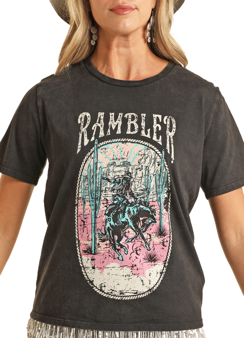 Rock & Roll - Women's Printed Tee (BW21T04027)