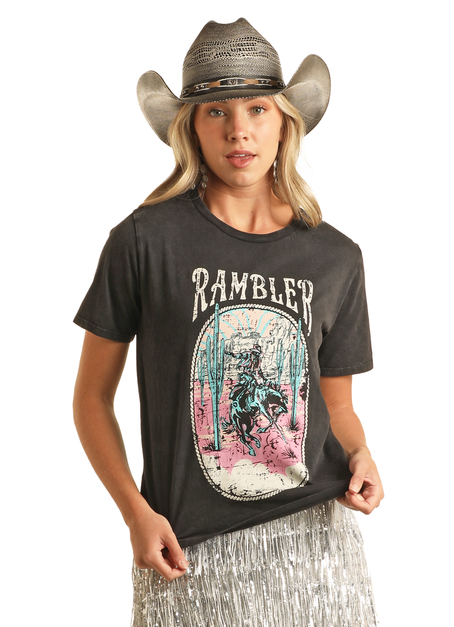 Rock & Roll - Women's Printed Tee (BW21T04027)