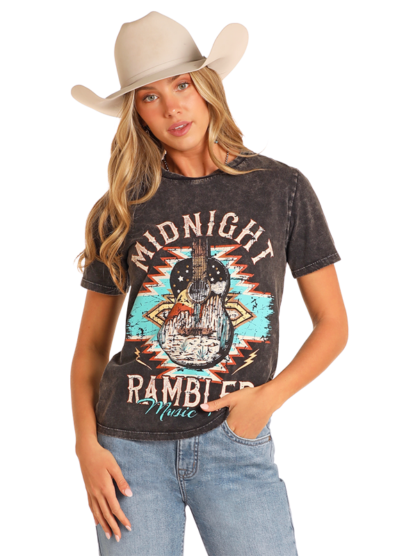 Rock & Roll Women's Printed Tee (BW21T04542)