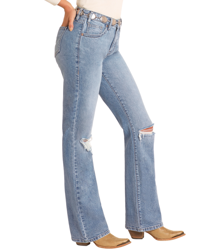 Rock & Roll Cowgirl Jeans - BW4HD04769 - High Rise Bootcut