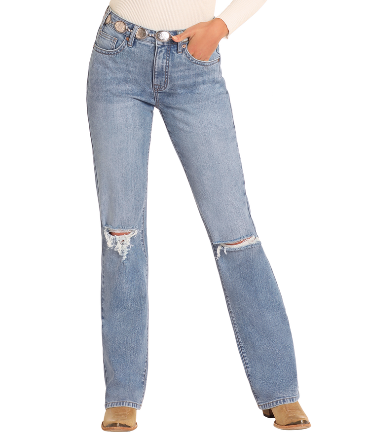 Rock & Roll Cowgirl Jeans - BW4HD04769 - High Rise Bootcut