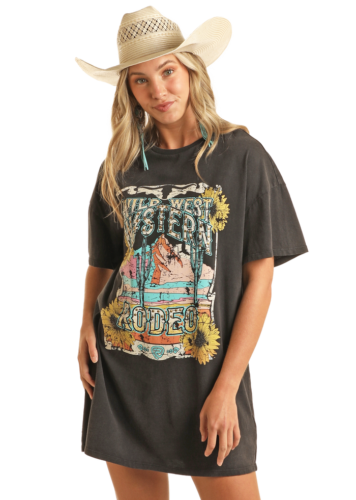 Rock & Roll Tee Shirt Dress (BWD1R04022)