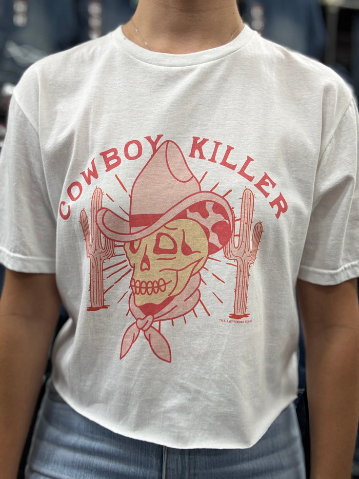 Cowboy Killer Tee - White